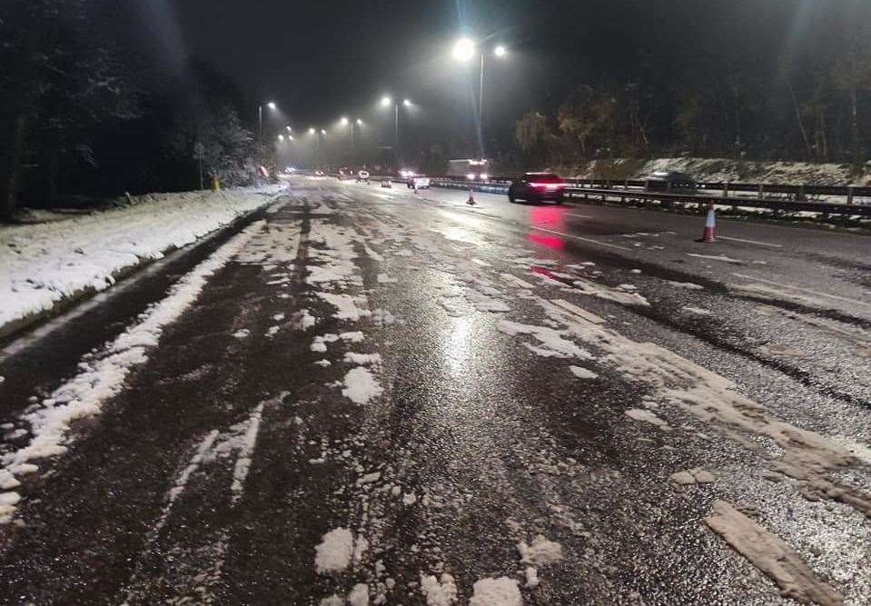 Two lanes of the A229 are set to be reopen. Picture: Gritting Kent