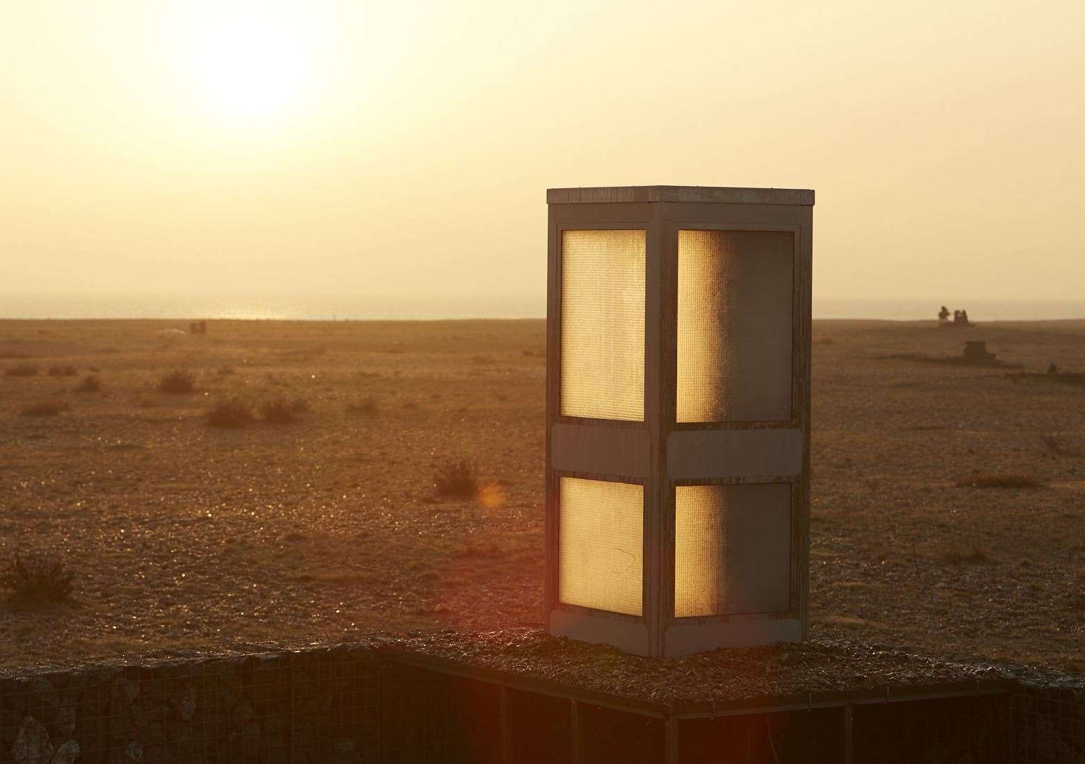 The 'Brexit' phone box in Dungeness. Picture: Dan Glasser, courtesy of Joe Sweeney and Cob Gallery