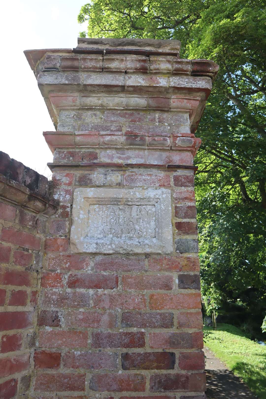 The entrance to Chantry House, Bredgar, where Robert Burgess died in 1937. Picture: John Nurden