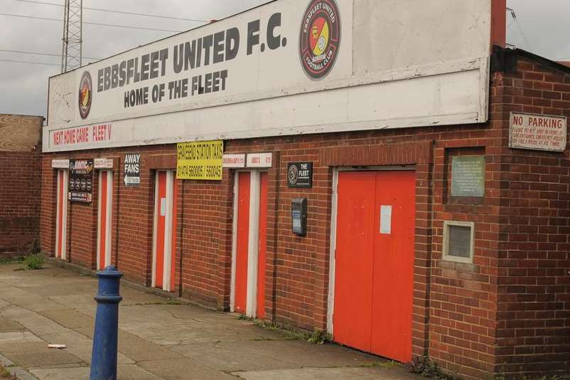 Ebbsfleet United Football Club's homeground Stonebridge Road in Northfleet