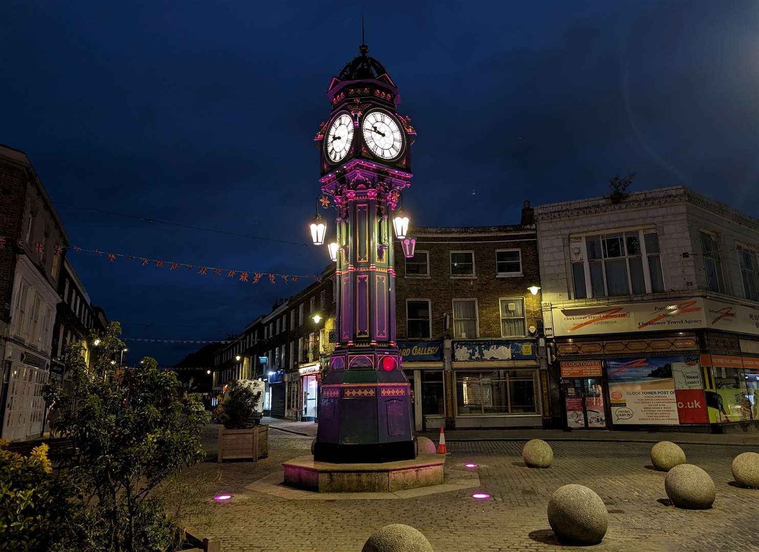 Sheerness Clock Tower is being lit up pink and blue for Baby Loss Awareness Week. Picture: Swale council