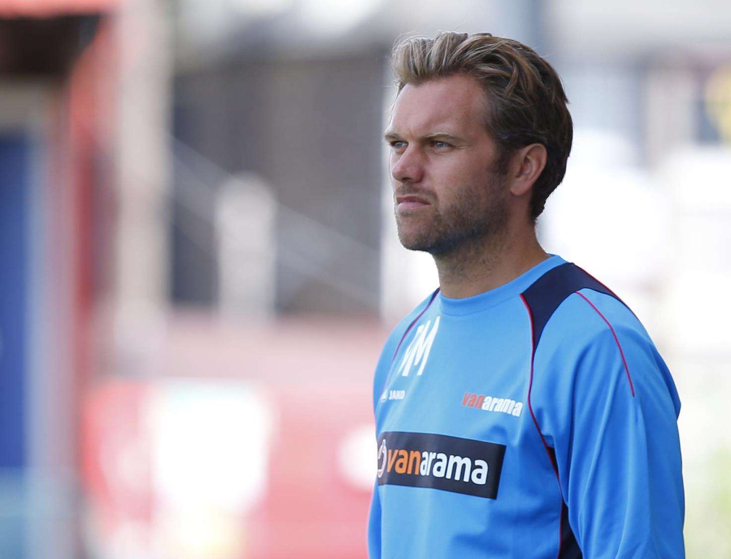 Ebbsfleet manager Daryl McMahon Picture: Andy Jones