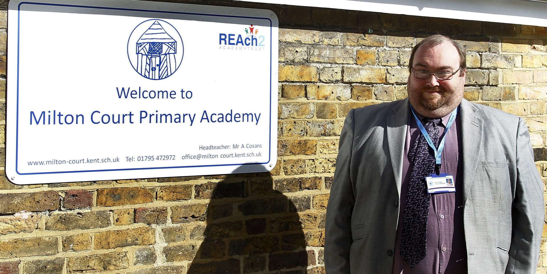 Milton Court Primary School head teacher Anthony Cosans