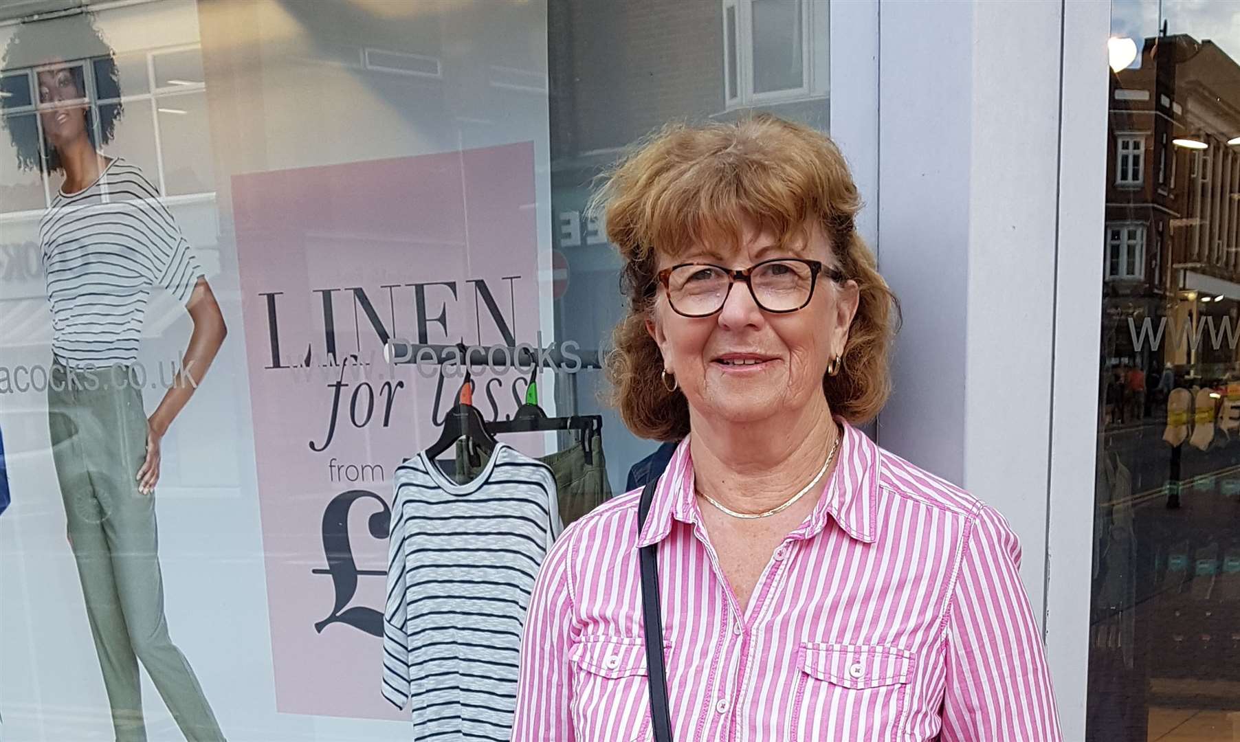 Jill Marks was in Tonbridge town centre for the reopening of non-essential shops