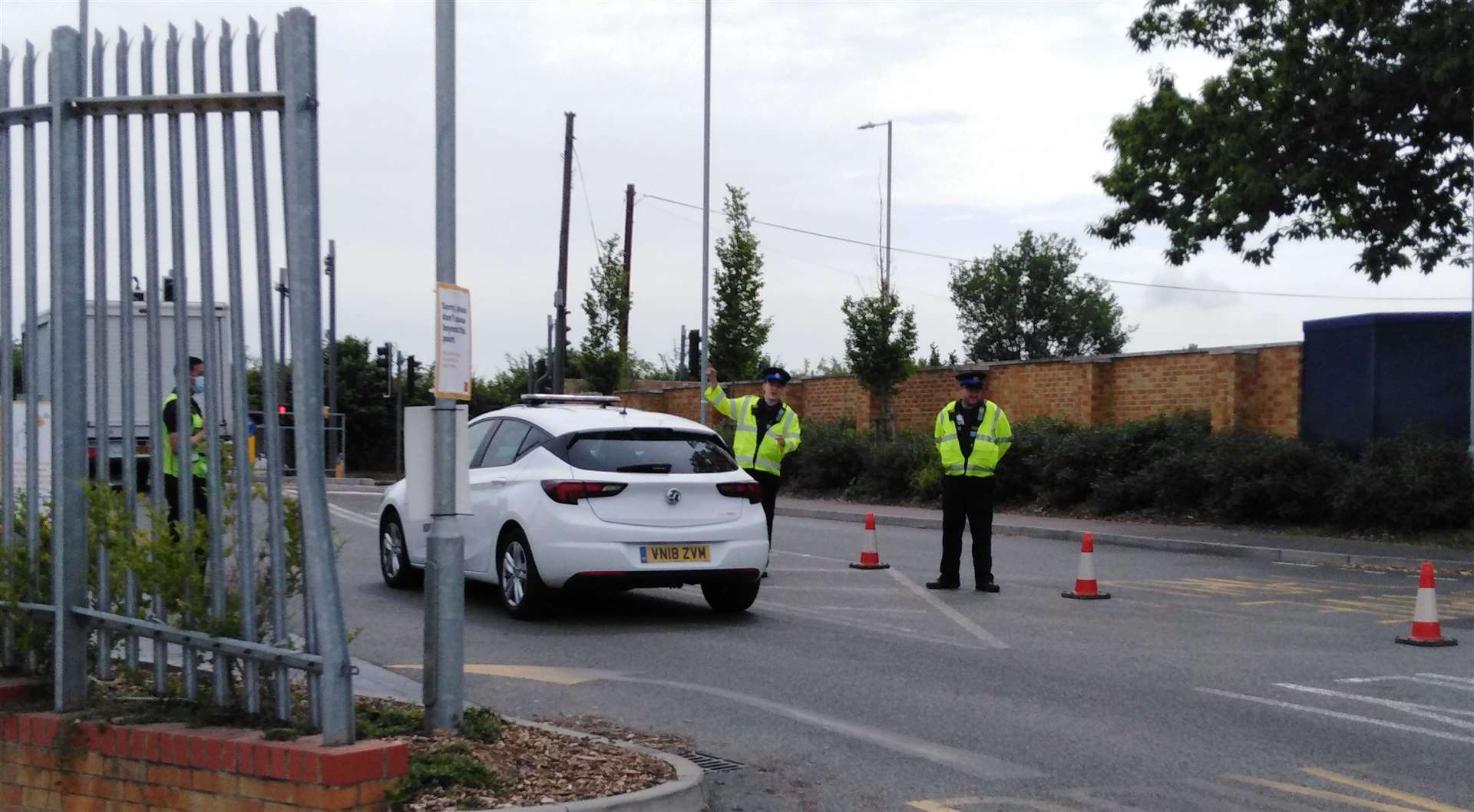 Traffic marshals have been introduced in Aylesford