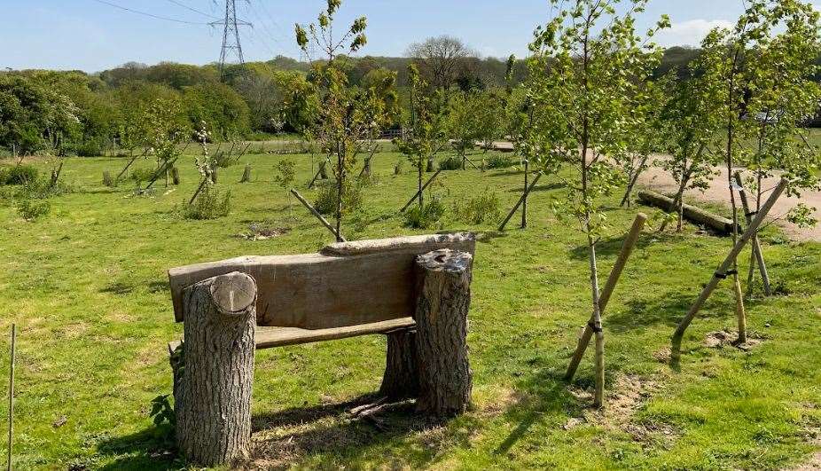 The Riverview burial ground in Lower Halstow was opened four years ago. Picture: Sian Muir