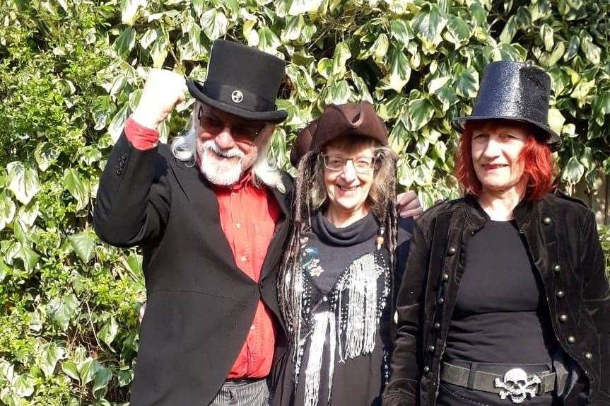 Chris Stone and Jane Bowell with Belinda Murray (right). They were all key members of the Whitstable Carnival Association. Picture: Chris Stone