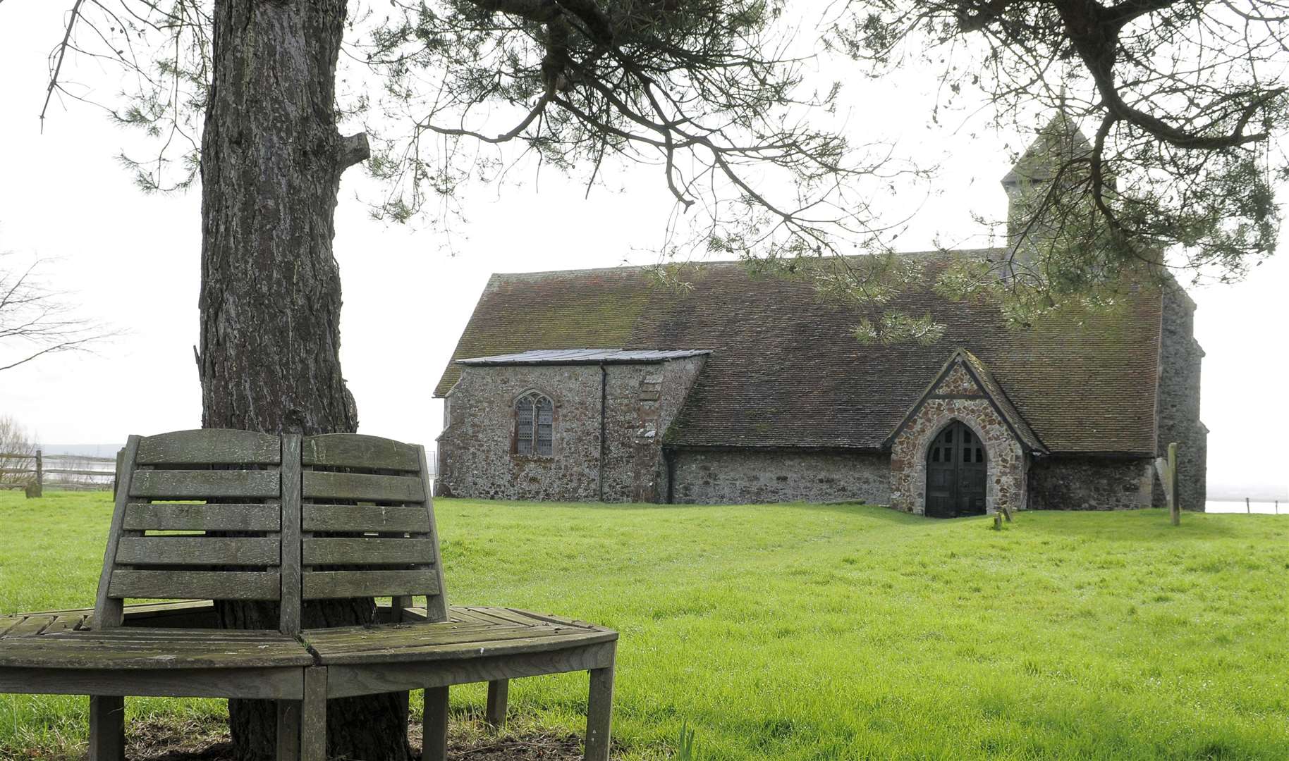 Harty Church has been vandalised Picture: Andy Payton