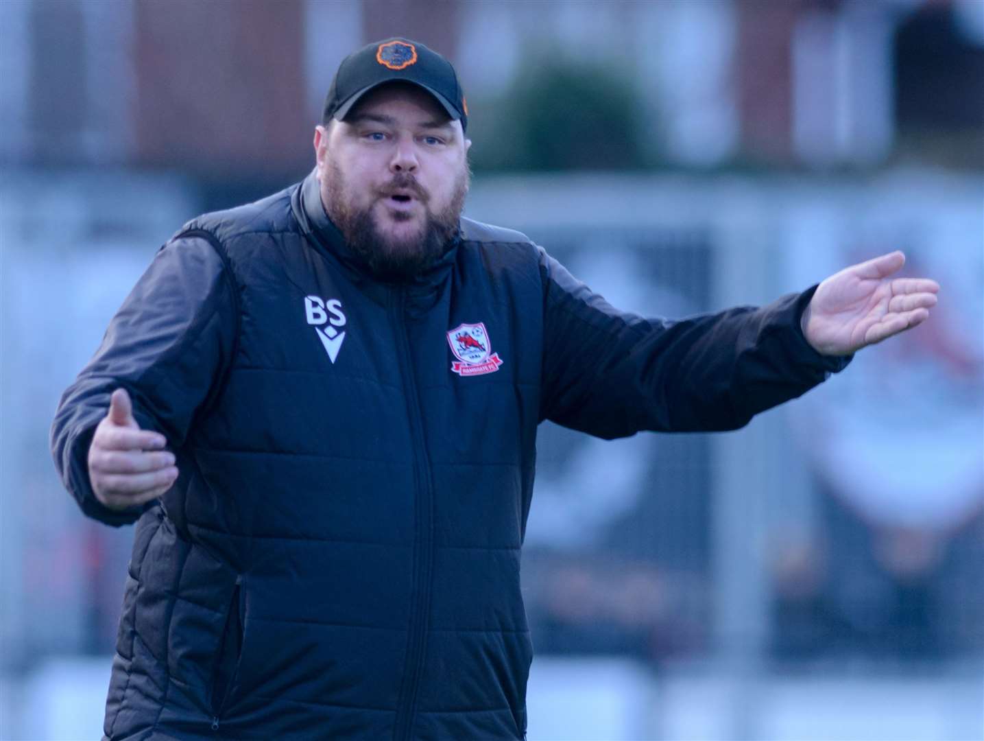 Ramsgate manager Ben Smith. Picture: Stuart Watson