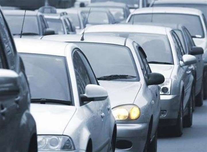 A lane was closed after a crash on the M2. Stock picture (12625032)