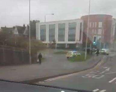 The two men were arrested on Elwick Road this afternoon