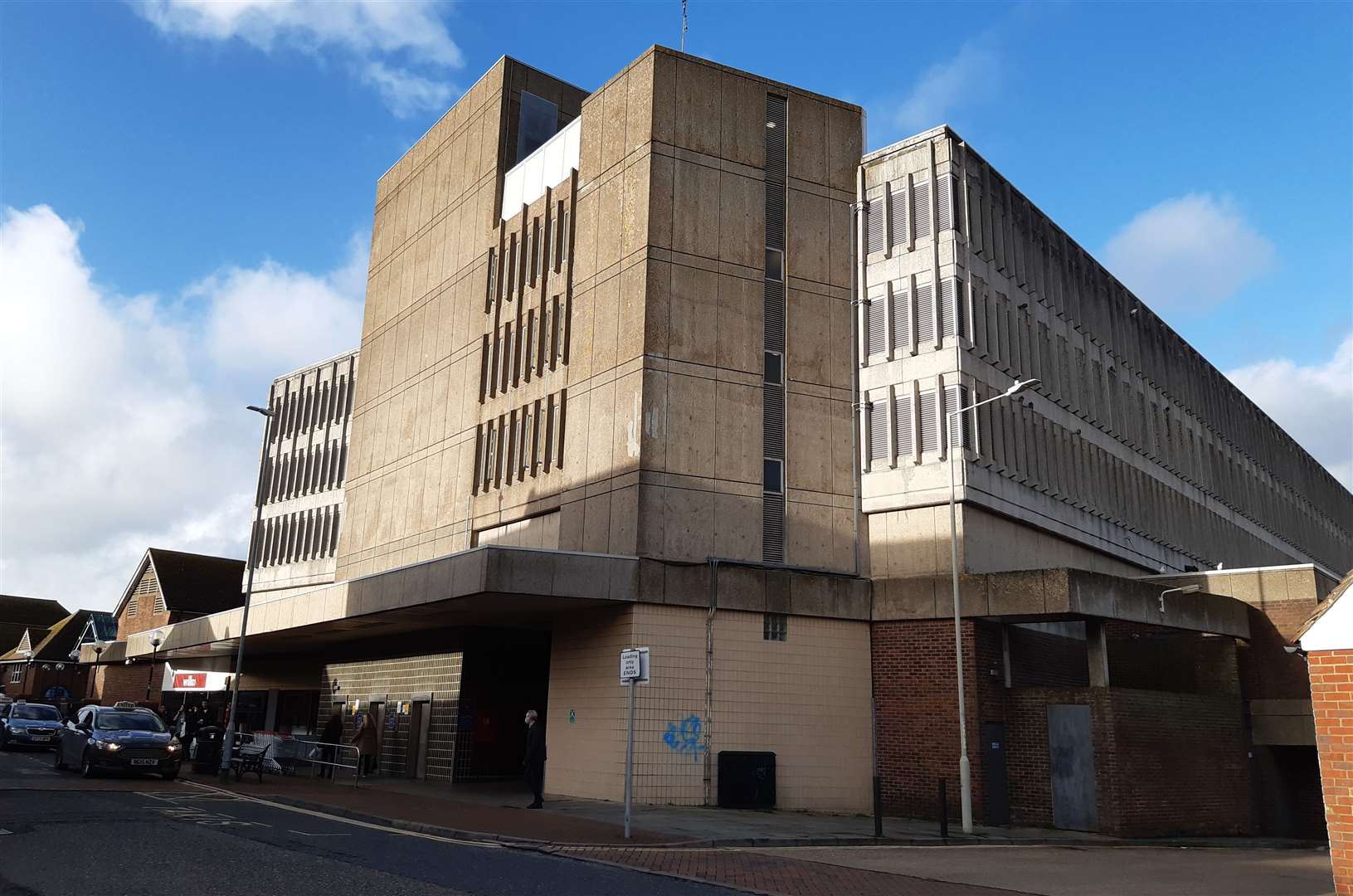 Police were called to Edinburgh Road car park in the town centre at the weekend