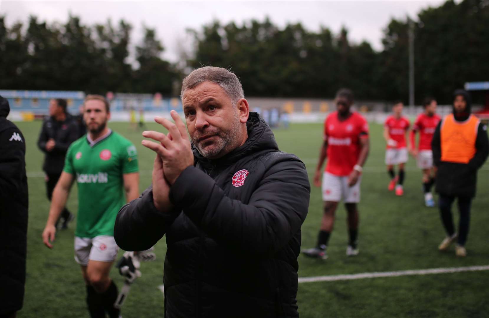 Kevin Hake’s Chatham side are at home this Saturday against Whitehawk Picture: Max English @max_ePhotos