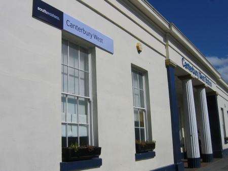 Canterbury West train station