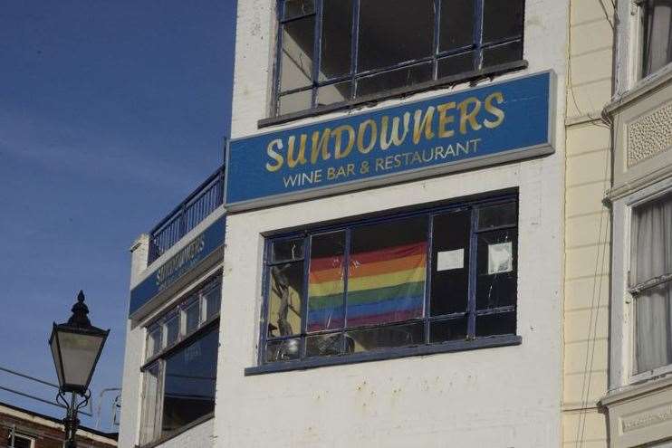 Sundowners Bar on Margate seafront