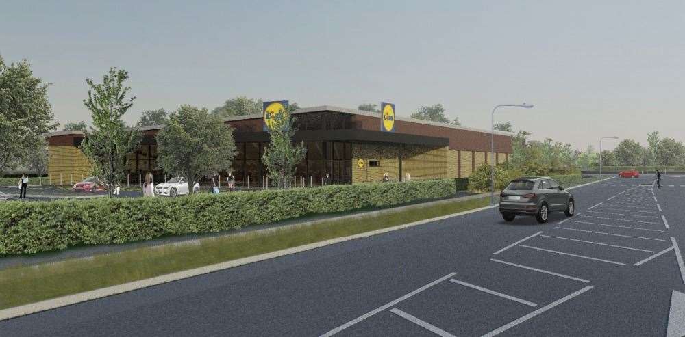 An image showing how the store might look. Picture: Lidl (11322988)