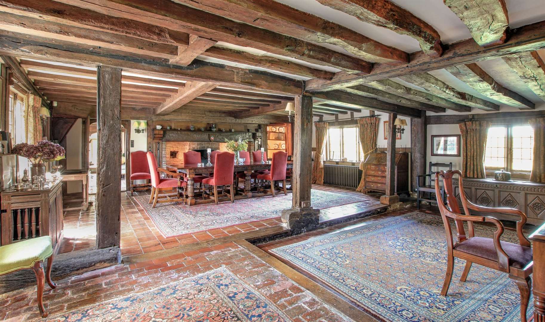 The formal dining room is just one of the property’s reception rooms. Picture: Savills