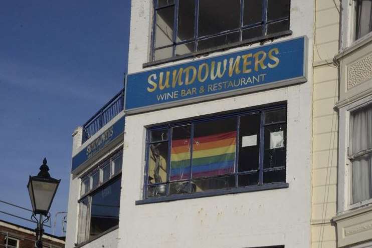 Sundowners Bar on Margate seafront