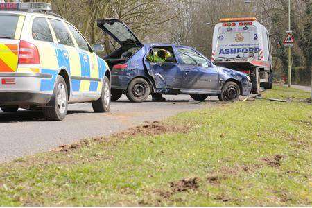 Emergency services at the scene of the crash in Singleton