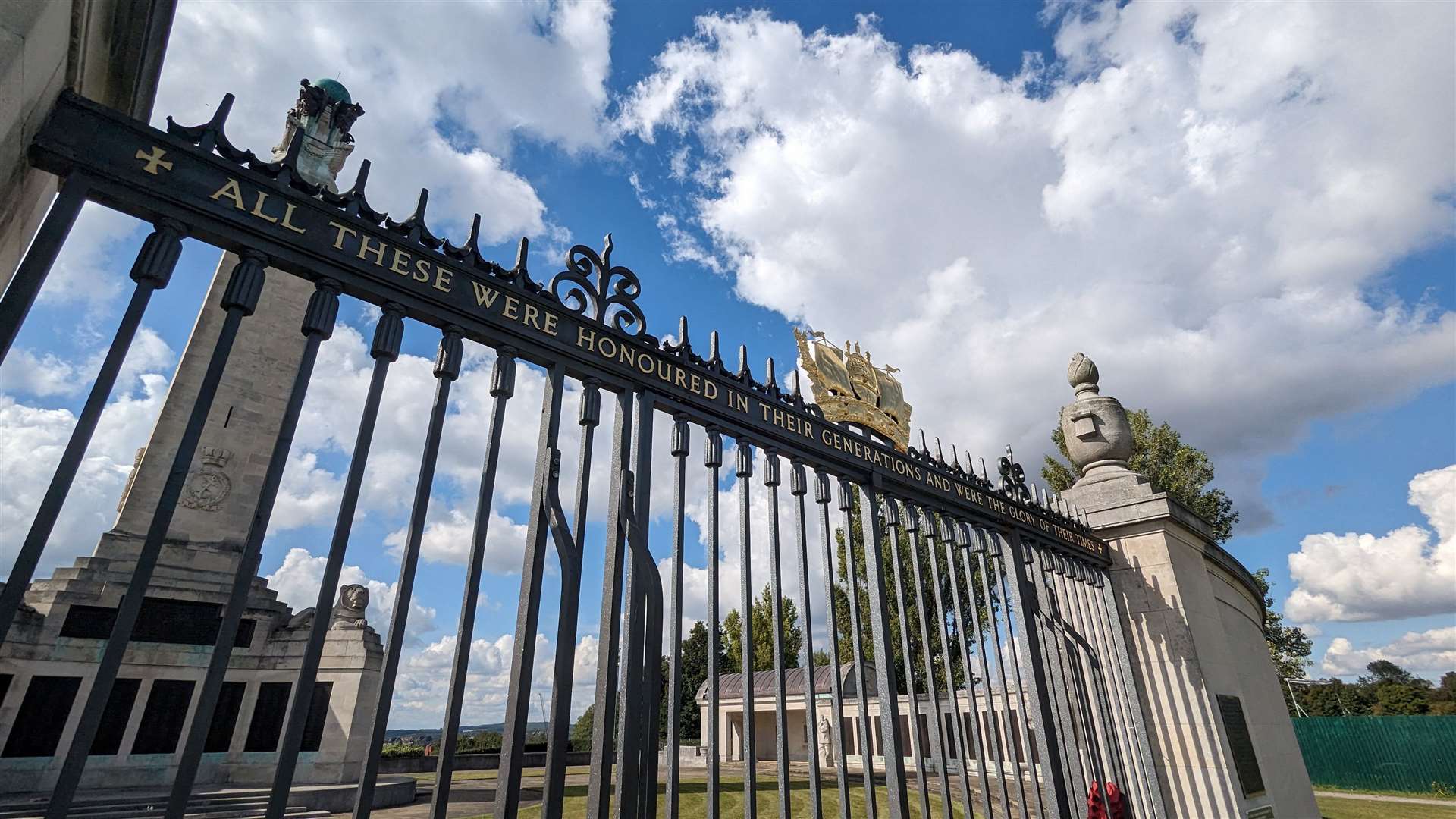 The entrance to the Chatham Naval Memorial