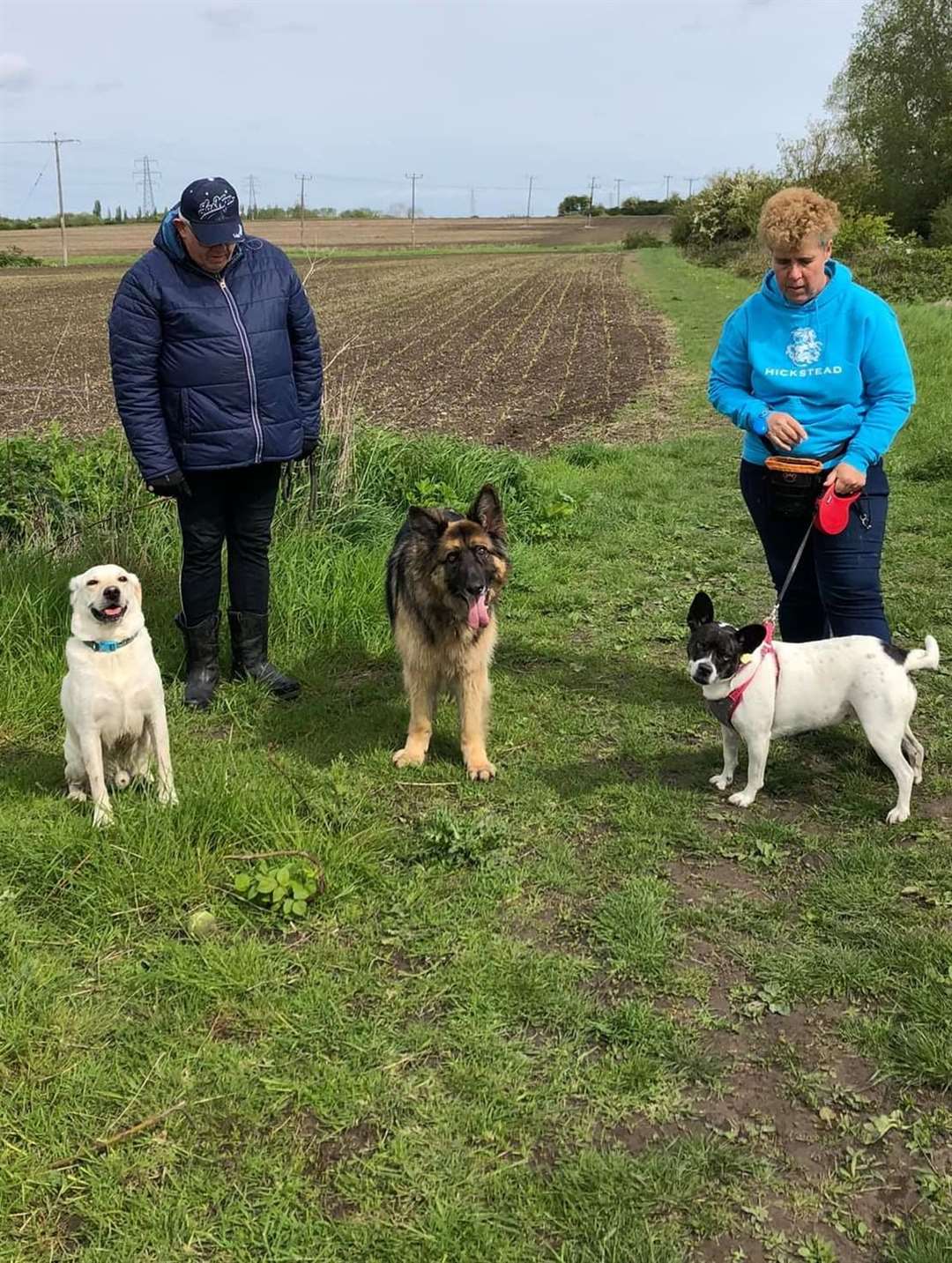 Another group set off with Julia in their thoughts Picture: Nats Baker