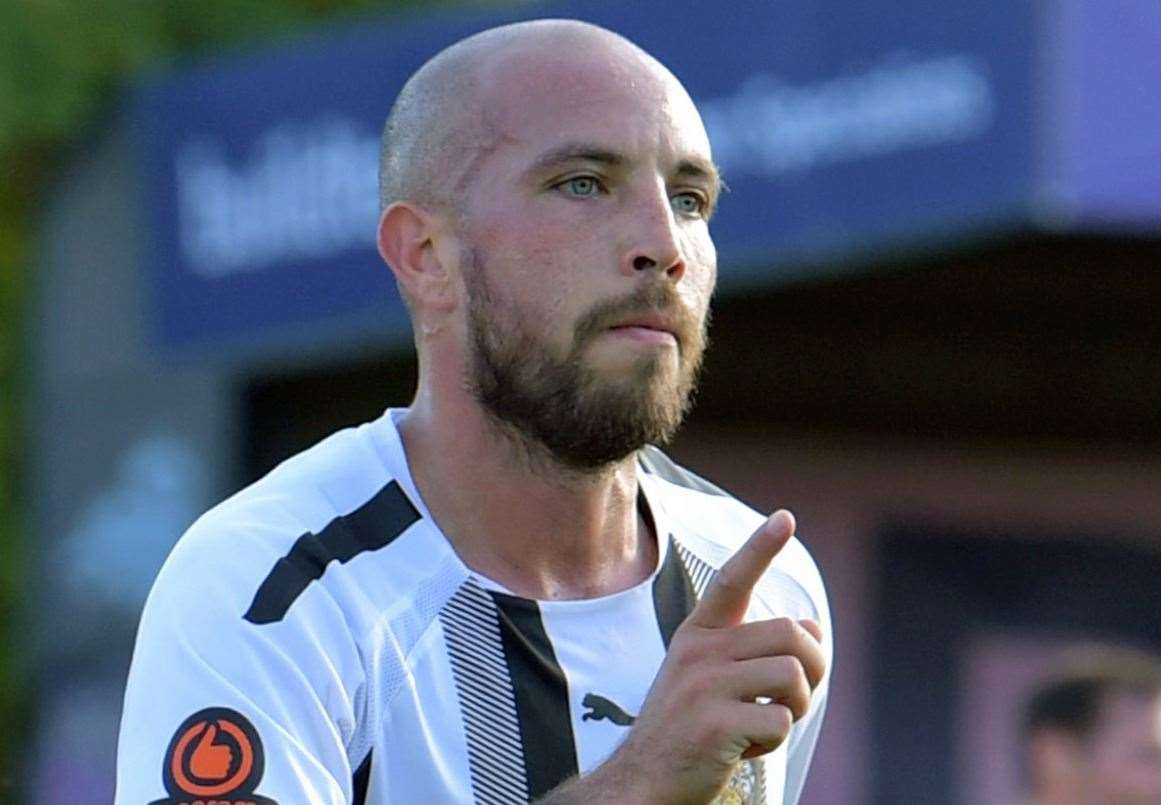 Samir Carruthers - missed Dartford’s pre-season opener against Charlton through injury. Picture: Keith Gillard