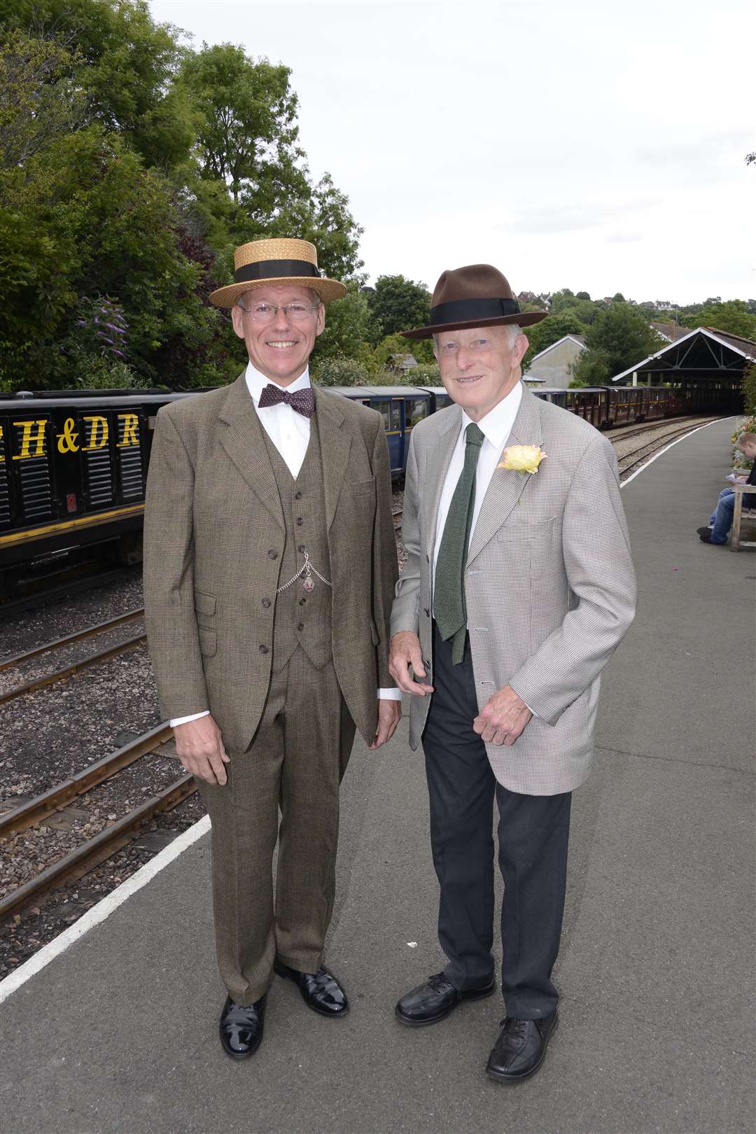 Richard Down and Anthony Crowhurst from Crowhurst Engineering, which worked on the original engines, and still does