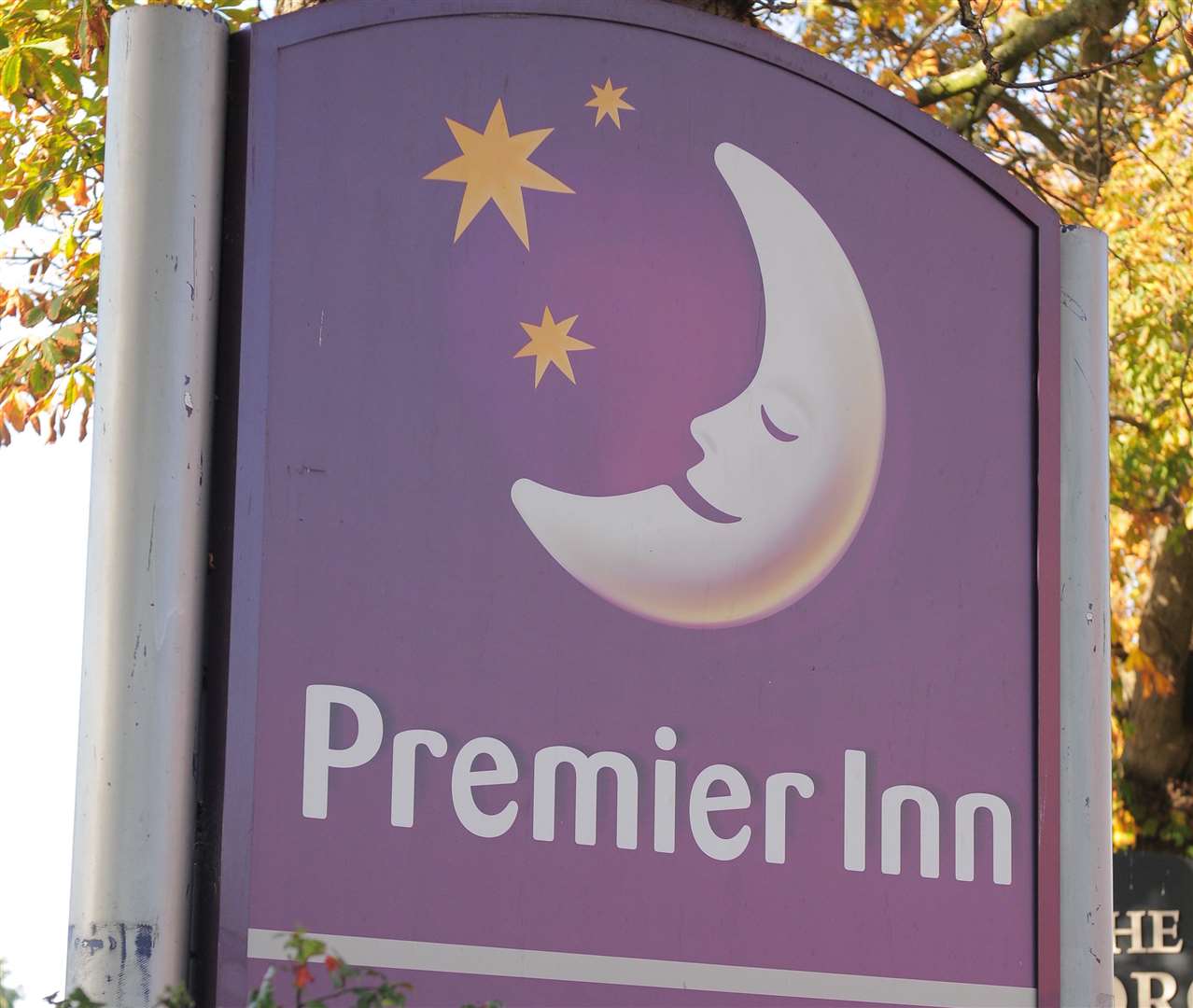 The crash happened in the Premier Inn car park at Gravesend