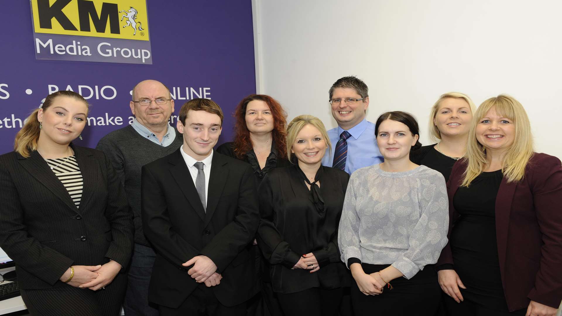 The Thanet Extra news and advertising teams at their office in Margate Road, Ramsgate