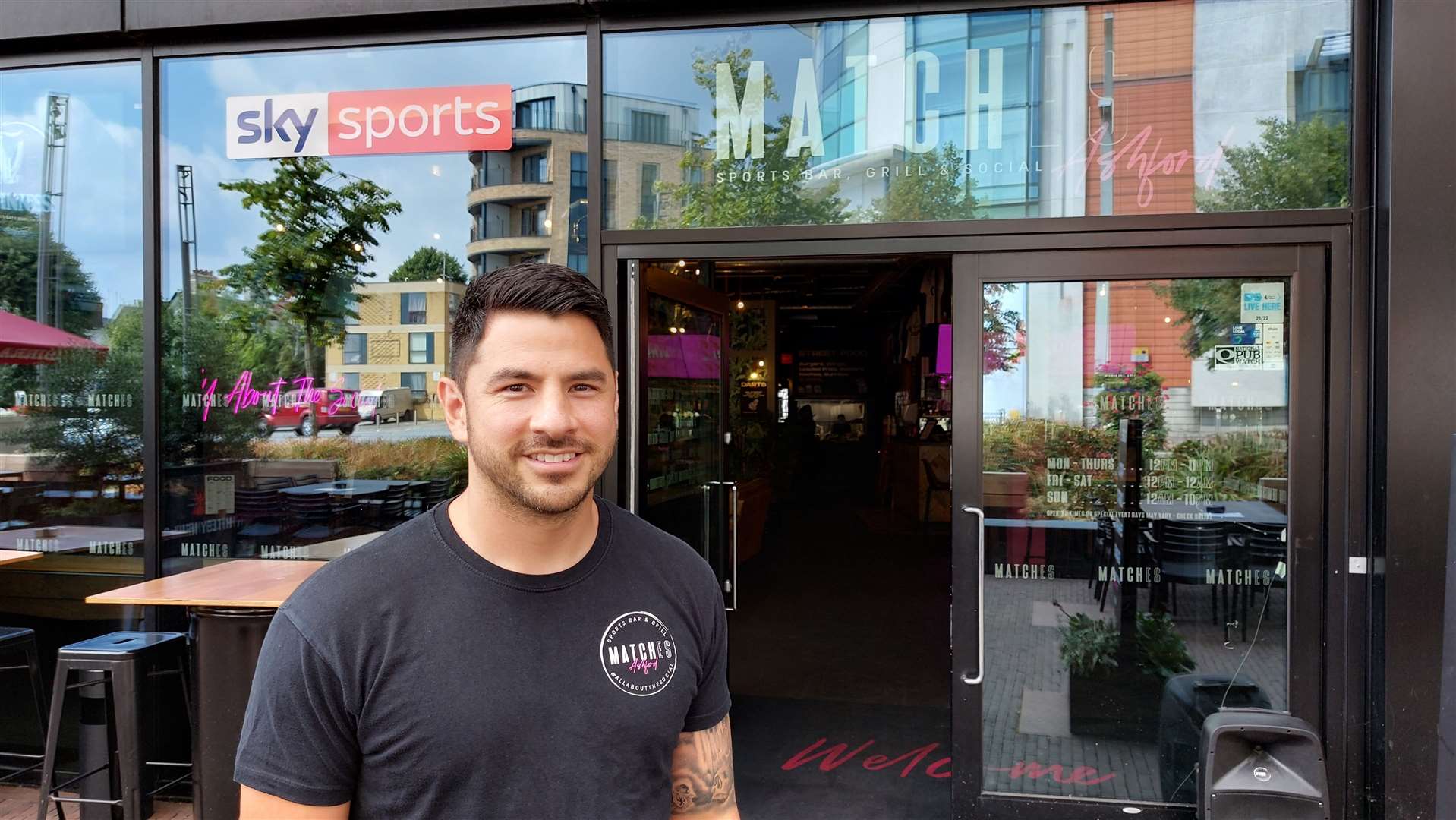 Jon Shephard, owner of Matches Sports Bar at Elwick Place