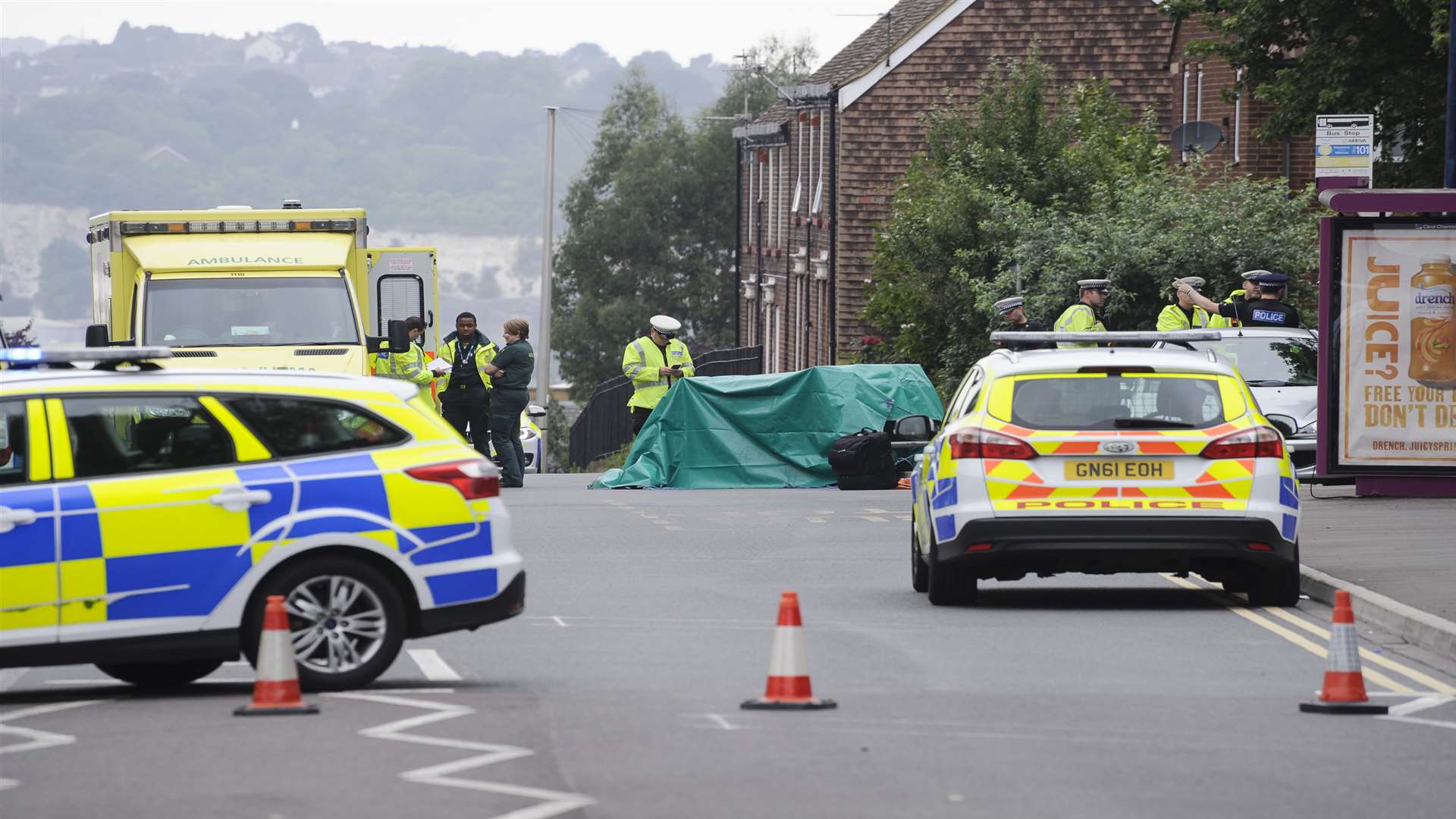 The man died in Wood Street, Brompton.