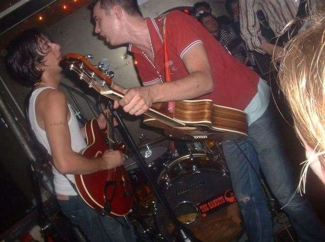 The Libertines at the Tap ‘n’ Tin in Chatham. Image: Steve Cole