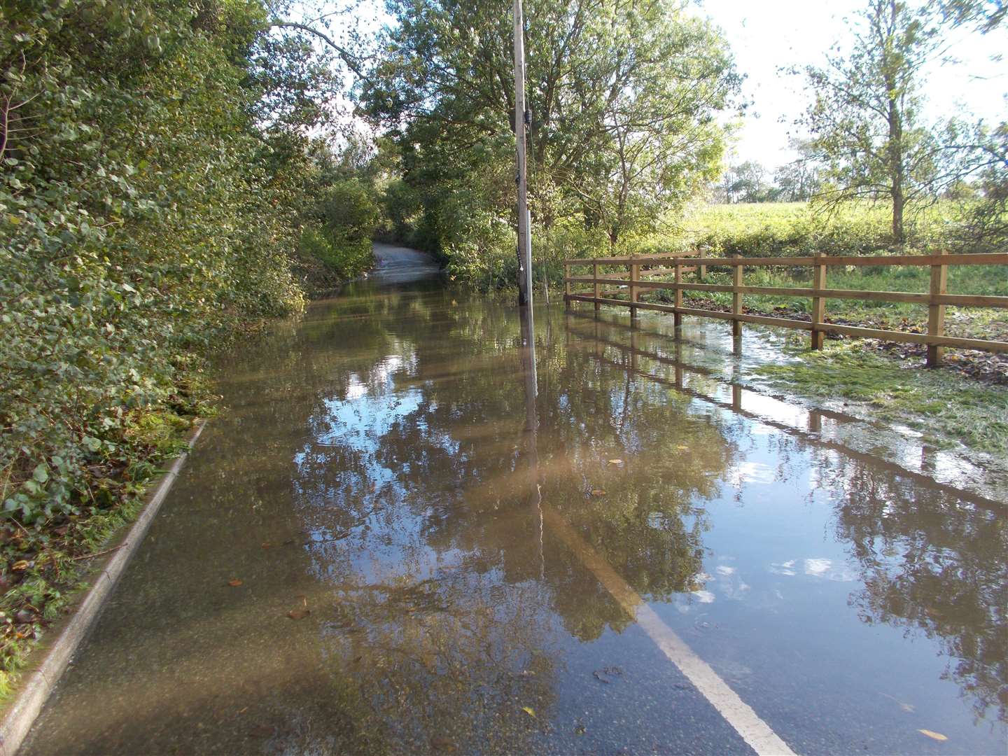 Flooding at Steeple Street has been blamed on an alleged planning breach