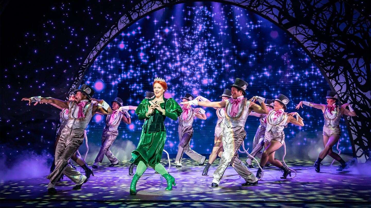 Shrek the Musical starring Joanne Clifton is on tour. Picture: Marc Brenner