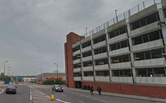 Officers closed The Brook in Chatham. Picture: Google Streetview