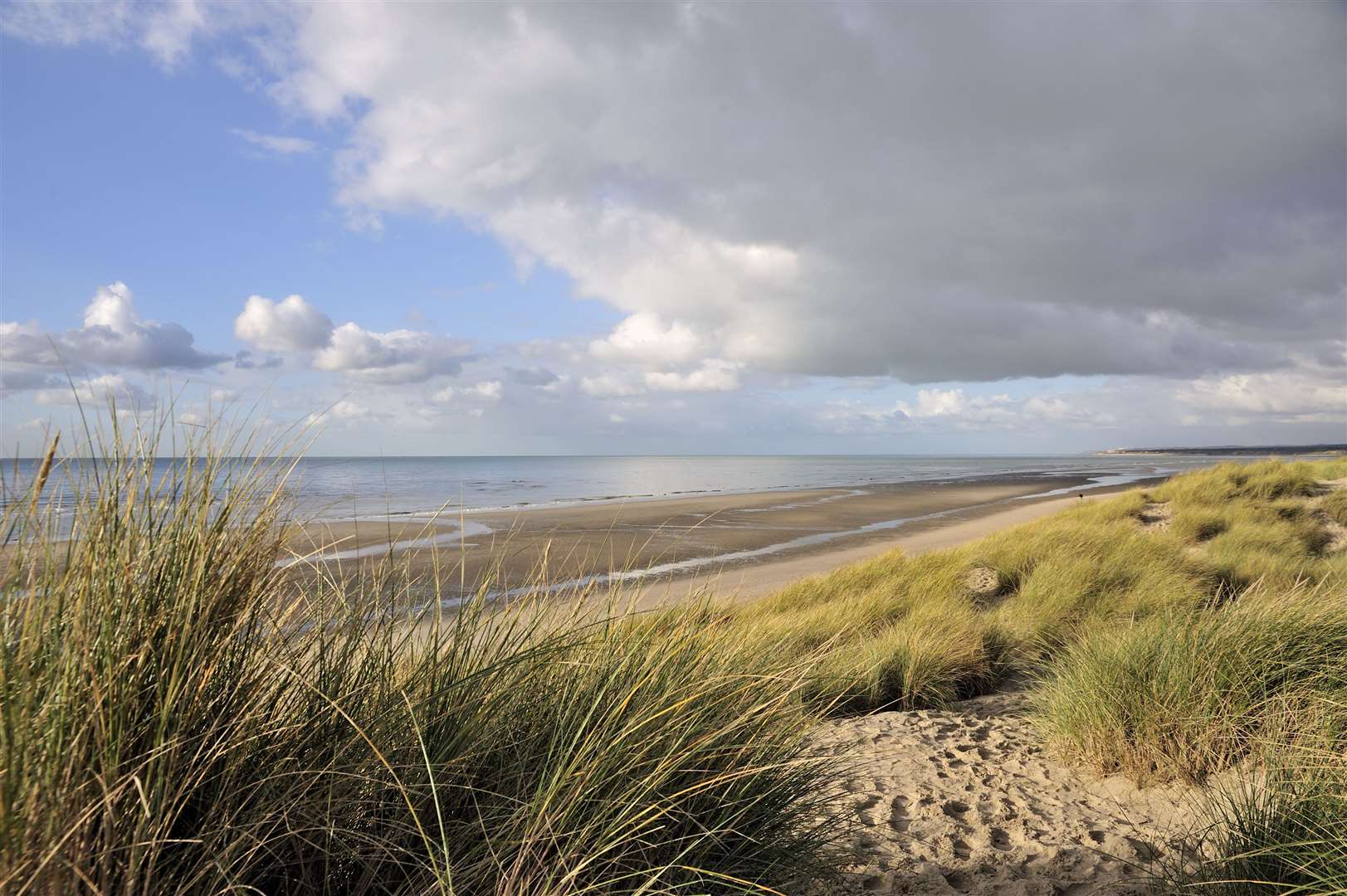 One group of asylum seekers cast off from the beach near Le Touquet