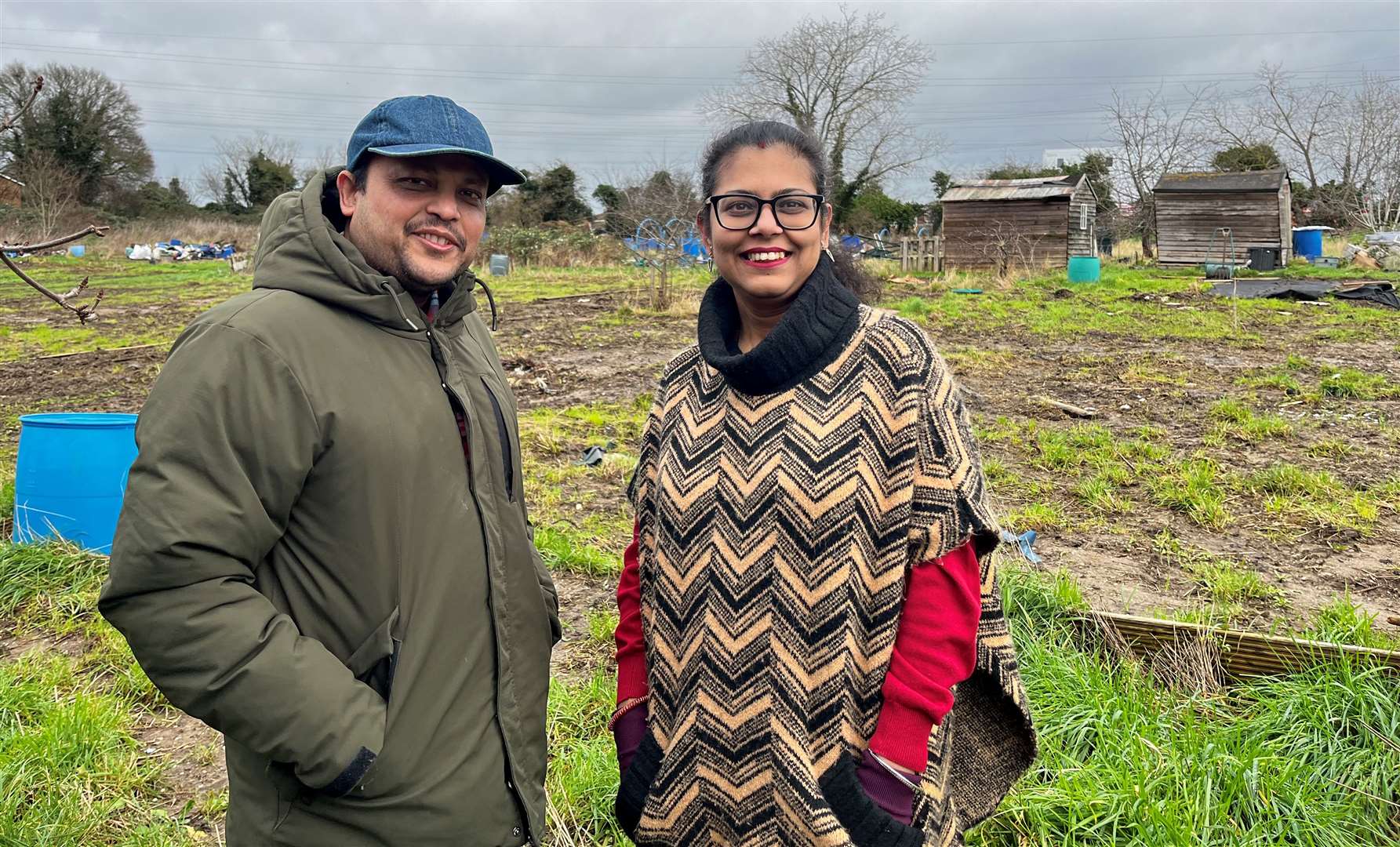 Munmun and her husband plan to grow potatoes, garlic, beetroot, spring onions and rhubarb.