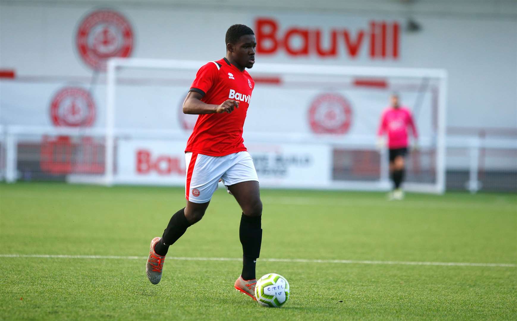 Chatham are hoping others follow in the footsteps of Ike Orji after he joined Gillingham Picture: Andy Jones