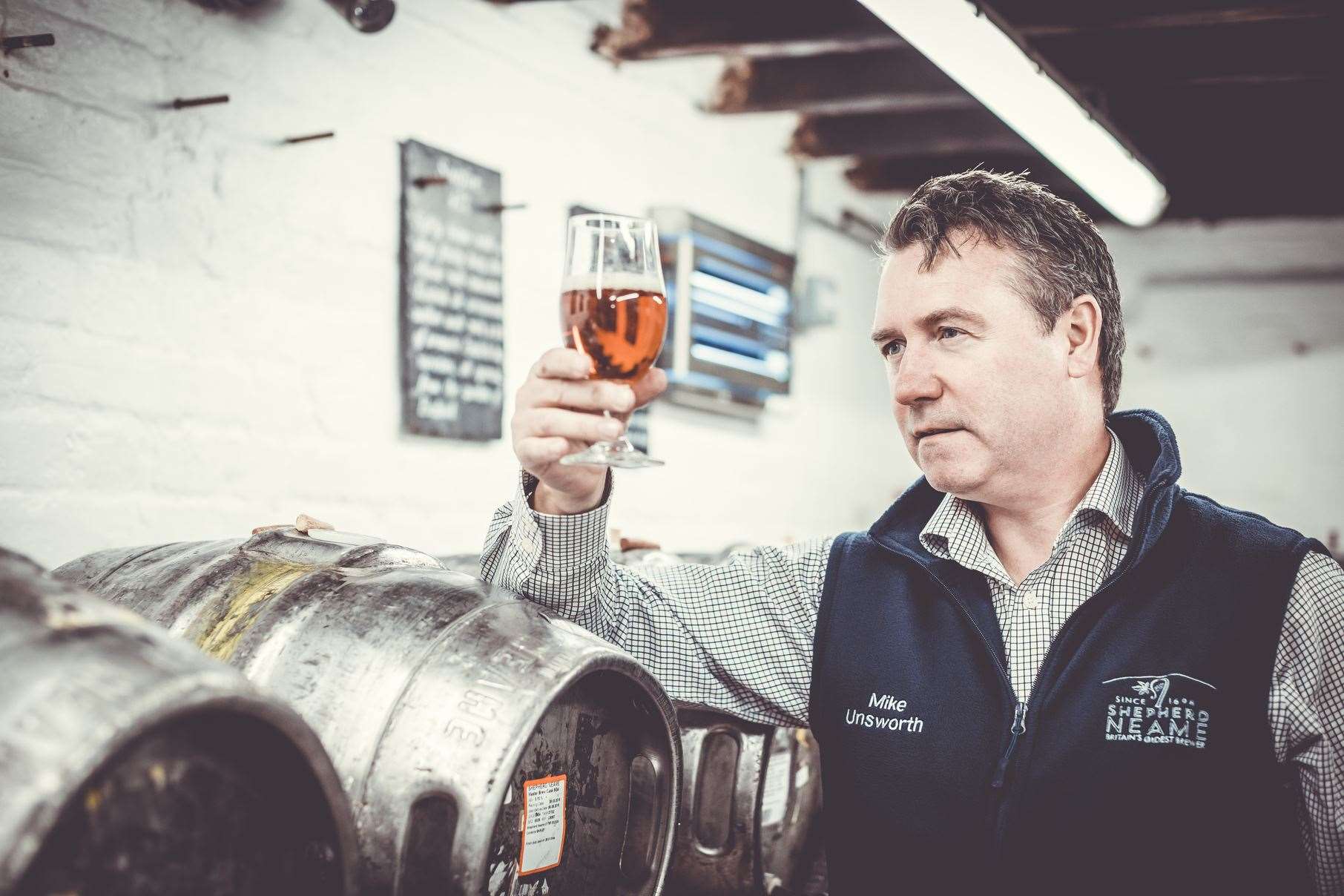 Shepherd Neame head brewer Mike Unsworth