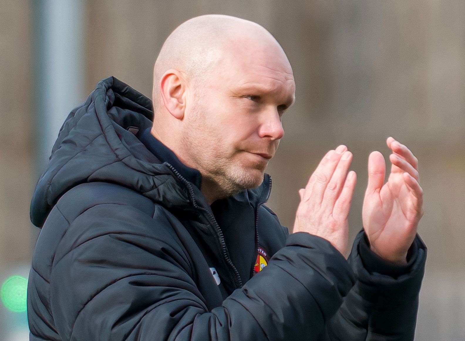 Ebbsfleet manager Danny Searle. Picture: Ed Miller/EUFC