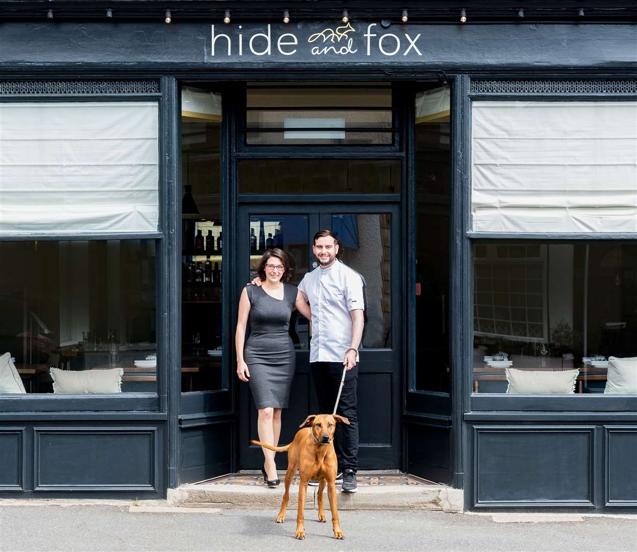 Couple Allister Barsby and Alice Bussi own the Hide and Fox restaurant in Hythe. Picture: Karuna Clayton