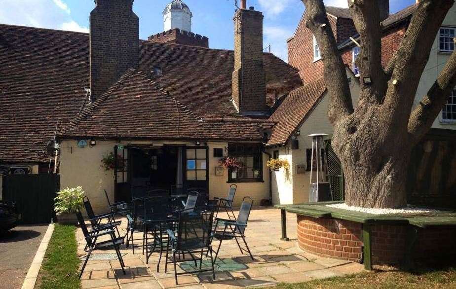 The extension will be on the patio area of the pub garden