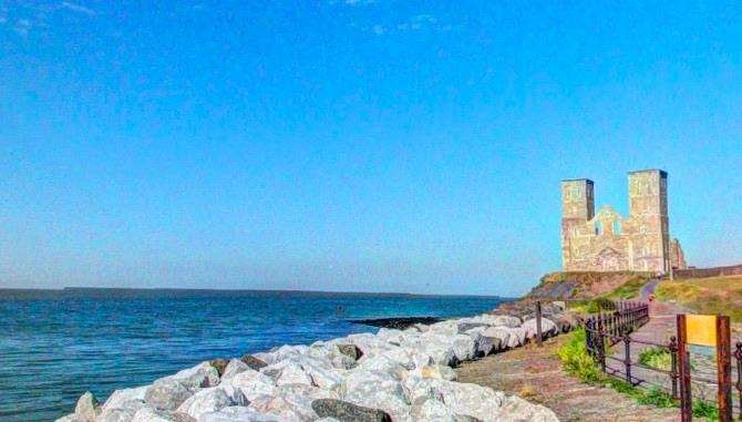 The body was found near Reculver Towers. (3318414)