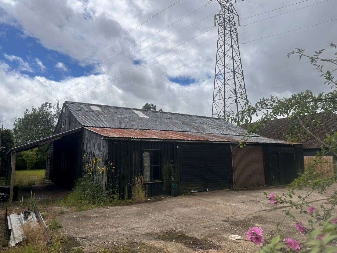 The building known as The Shed, behind Rose Cottage off Lunsford Lane, Larkfield