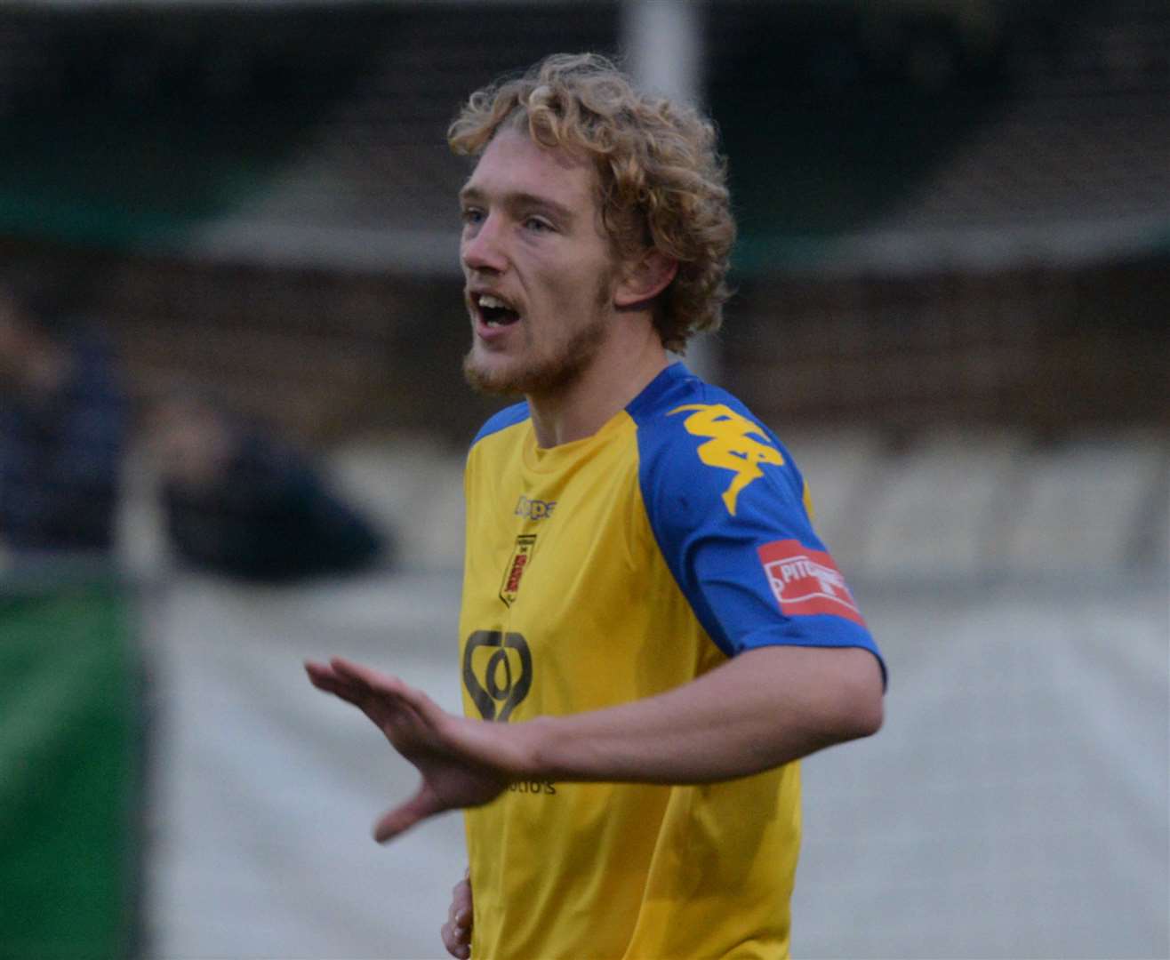 Faversham Town defender Charlie Dickens Picture: Chris Davey