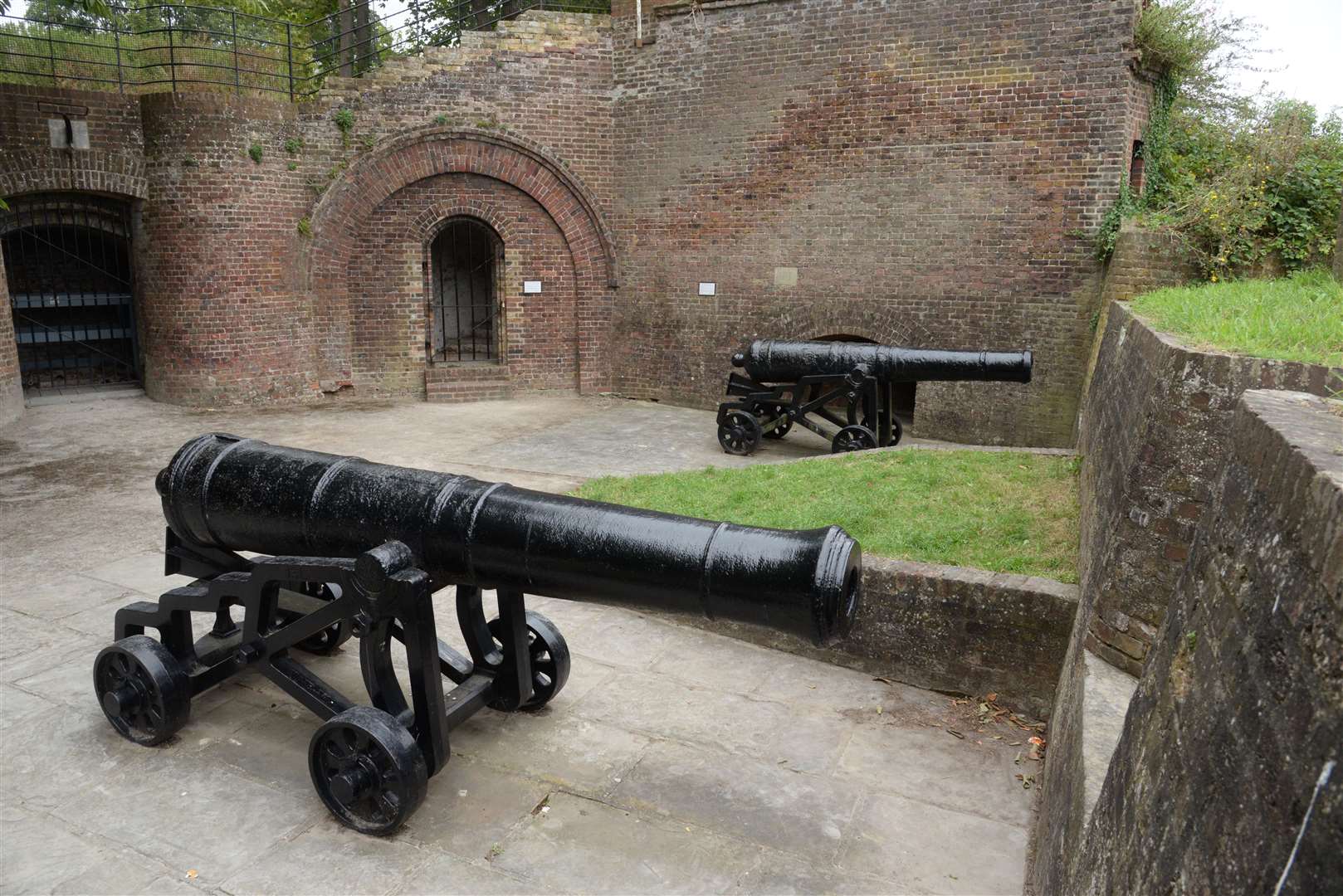 The upper casement at Fort Amherst. Picture: Chris Davey