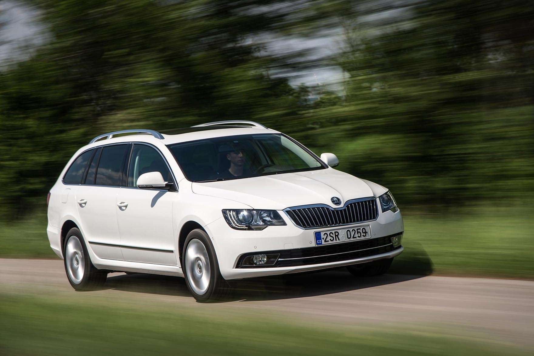 Skoda Superb Estate.