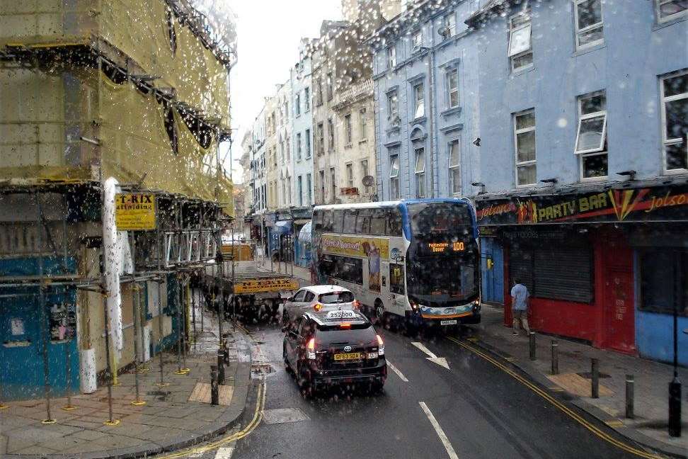 Residents and businesses warned of dangers before the two-way scheme was introduced. Picture: Legends of Folkestone