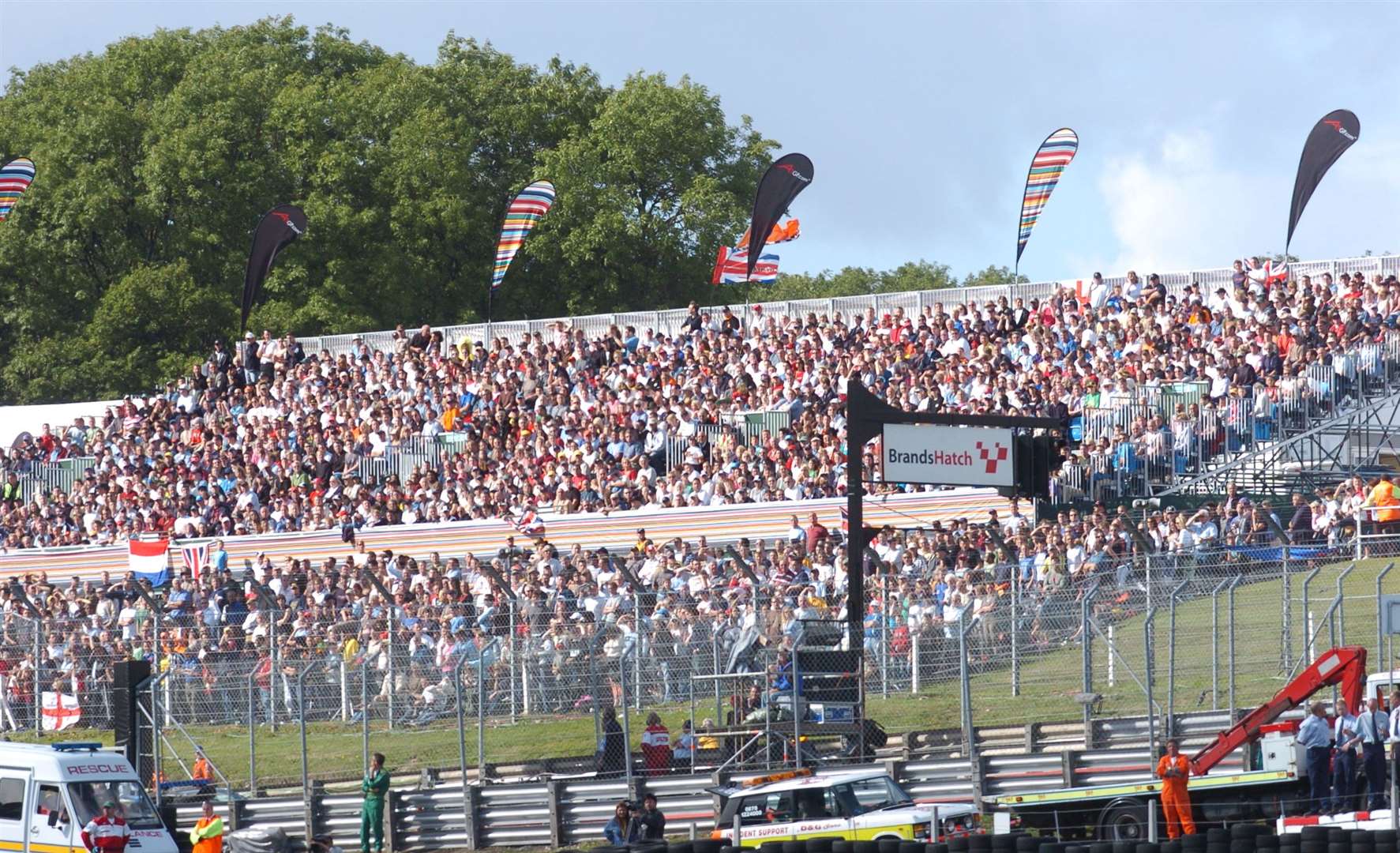 The first Brands event in 2005 attracted 72,000 people over the weekend – including 46,000 fans on the Sunday. Picture: Barry Goodwin