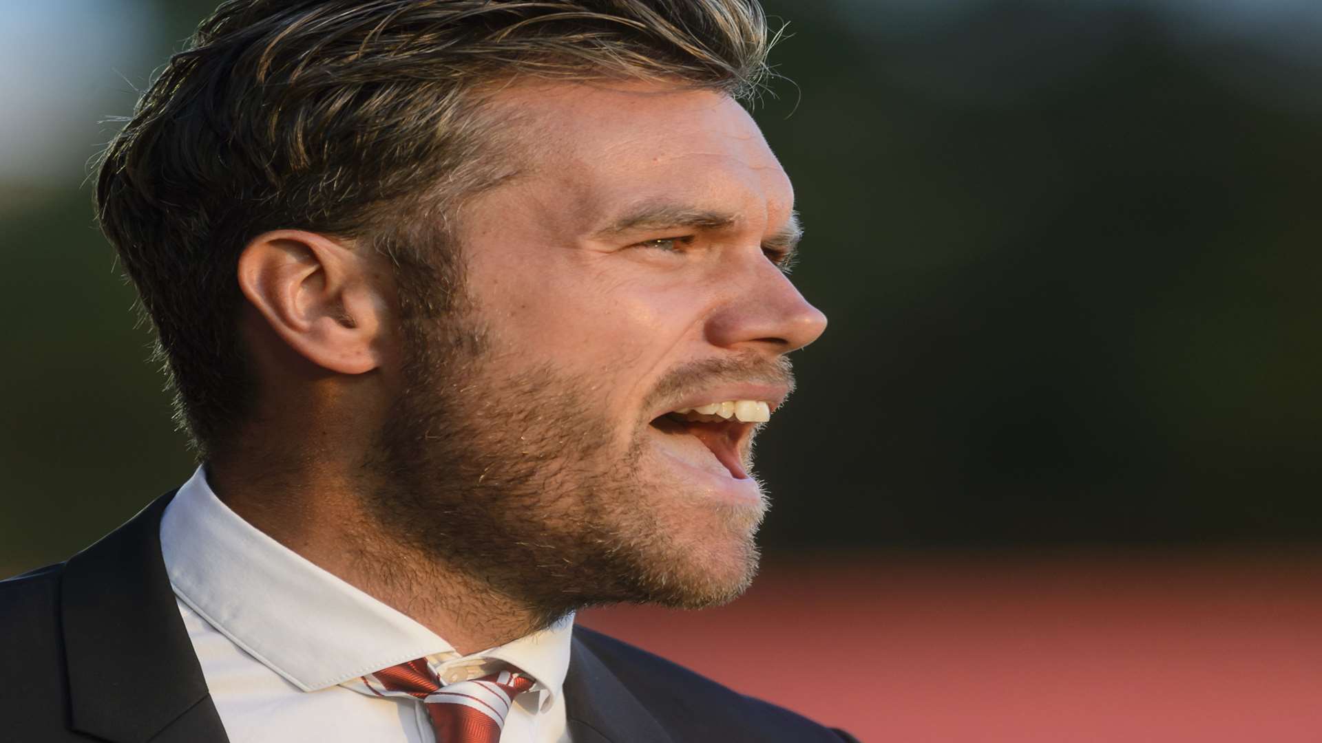 Ebbsfleet United manager Daryl McMahon Picture: Andy Payton